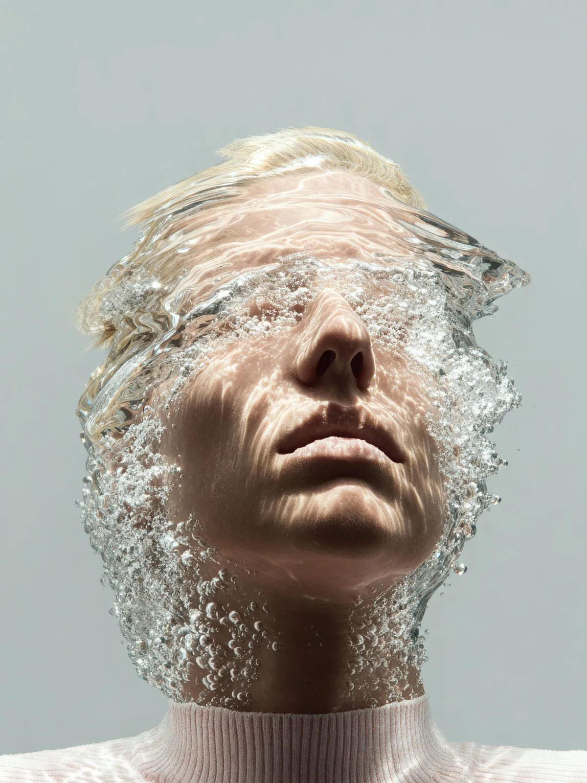 Vertical abstract character image