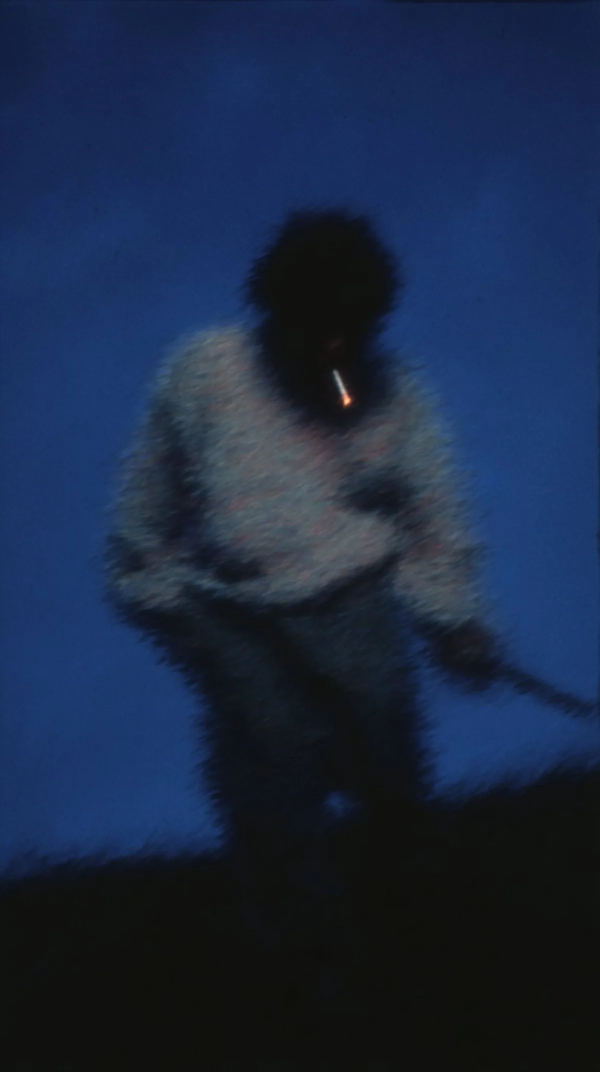 Vertical cinematic smoke break image